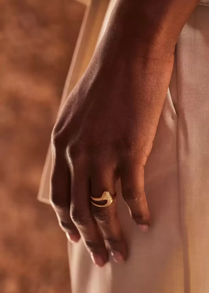 Eroz Fine Ring Edition  24 carat gold gilded