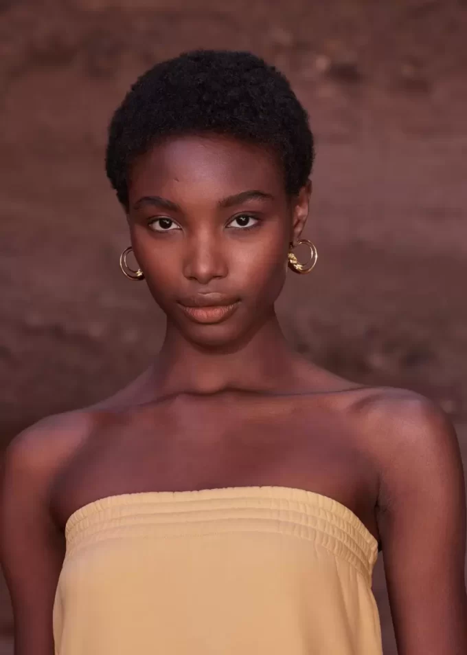 Eroz Hoop Earrings Edition  24 carat gold gilded