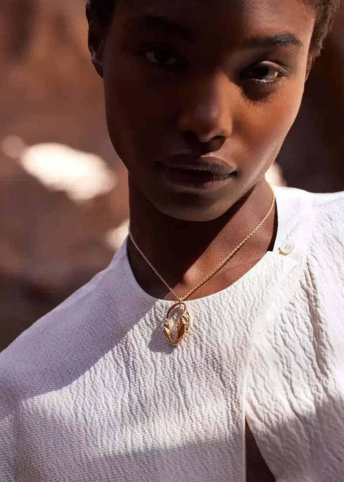 Eroz Pendant Edition  24 carat gold gilded