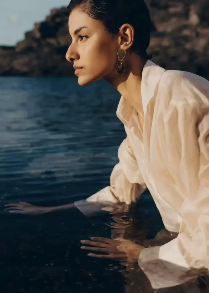 Naé Earrings Edition Smoked glass Naé Earrings Edition Smoked glass