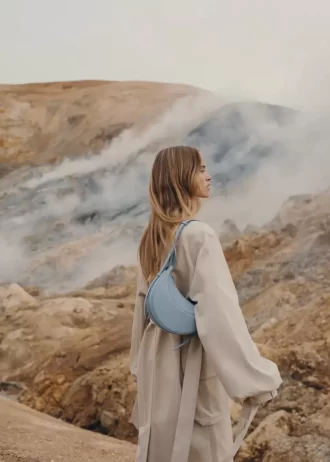 Numéro Dix Edition  Crocodile Nubuck Polar