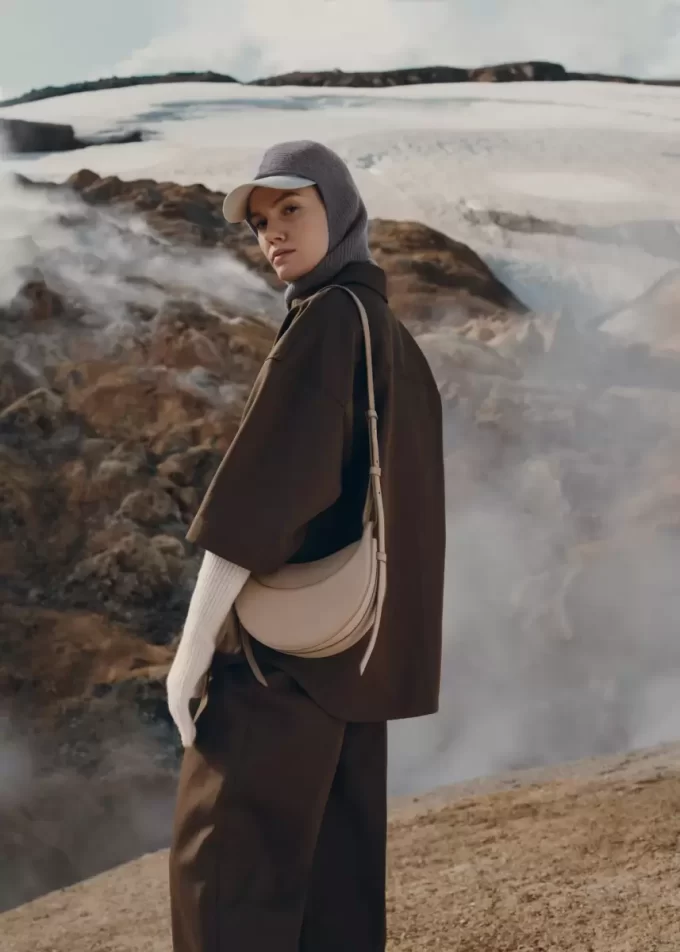 Numéro Dix Edition  Crocodile Nubuck Taupe