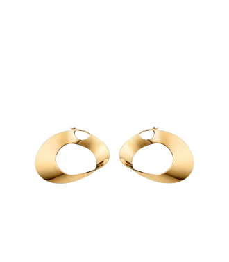 Éole Hoop Earrings Edition  24 carat gold gilded