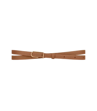 Thin Umi Belt Edition  Textured Camel