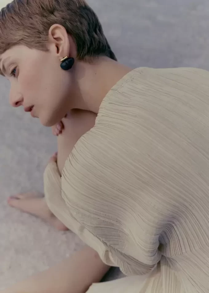 Téré Stud Earrings Edition Black Marble Téré Stud Earrings Edition Black Marble